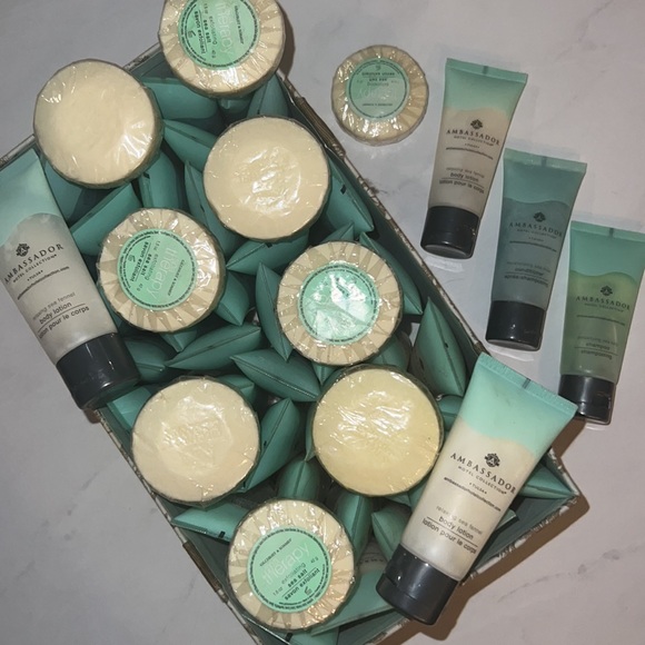 lotions & soaps Other - Spa guest bathroom toiletries lotions 🧴 60 variety pc w/ box